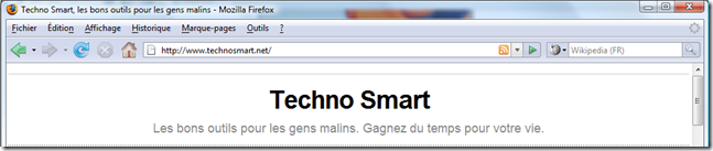 Flux RSS détecté par Firefox