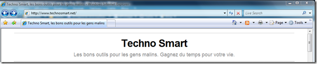 RSS dans Internet Explorer 7