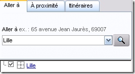 Aller à Lille dans Google Earth