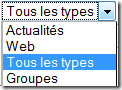 Types de recherche Google Alertes